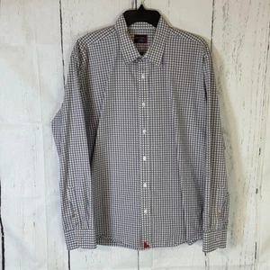 UNTUCKit Shirt Mens XL Gray Check Long Sleeve Button Down Casual Cotton - Picture 1 of 8