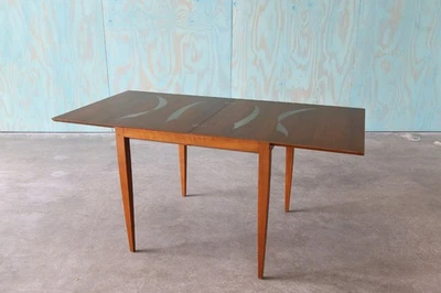 Mesa de comedor abatible Bertha Schaefer (Attr) para Singer & Sons MCM 1950s Foto 1 de 4