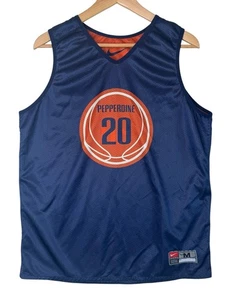 Vintage Nike Team Pepperdine Waves #20 Training Reversible Basketball Jersey Medium - Bild 1 von 9