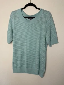 Women’s Brooks Brothers Short Sleeve Lightweight Sweater Size XL Wool/silk Blend - Picture 1 of 4