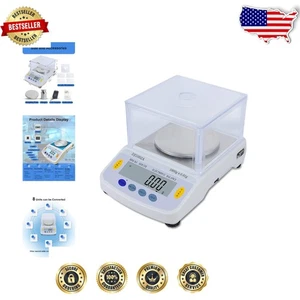 Precision Lab Scale 1000gx0.01g for Accurate Weighing with Printing Function - Picture 1 of 9