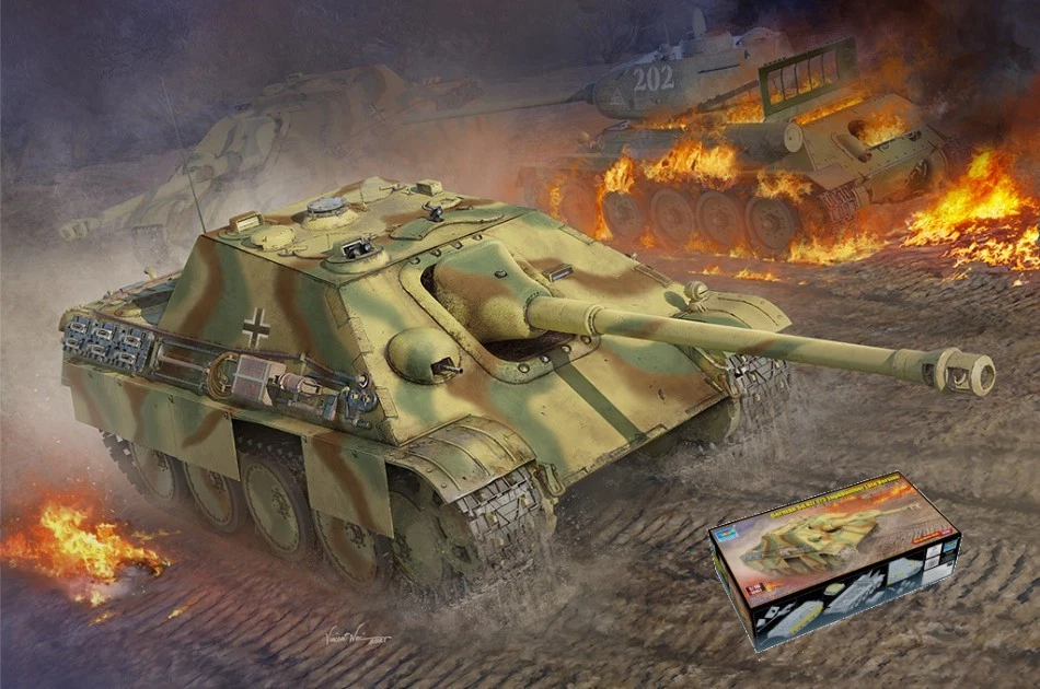 TRUMPETER TP00935 CARRO GERMAN JAGDPANTHER KIT 1:16 Modellino - Immagine 1 di 1