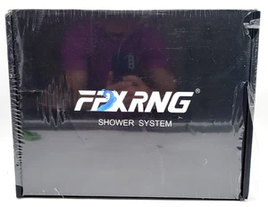 Brand New FPXRNG Squared Head Rainfall Shower Faucet Set - 12 Inches - Picture 1 of 5