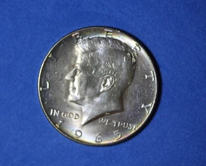 1965- 40% Kennedy Half Dollar #P32226 - Foto 1 di 2