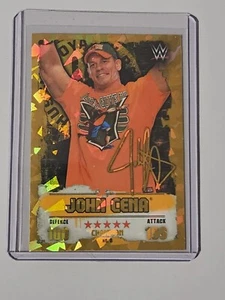 John Cena 2016 Topps Slam Attax WWE India Exclusive Gold Foil - Picture 1 of 6