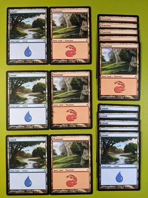 16 MURAL LAND Lorwyn Island #288 and Mountian #295 8 of Each Art MTG - Image 1 of 2