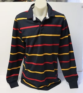 Silver Fleece Long Sleeve Rugby Jersey - Size Small - Picture 1 of 4