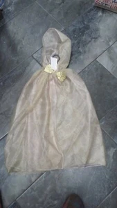 NUEVO CON ETIQUETAS H&M niñas capucha metálica capa rosa oro 1.5-10 años - Imagen 1 de 1