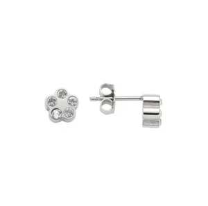 ENERGETIX Bingen * Ohrstecker Blüte m. Swarovski * Magnetschmuck #BeMyValentin - Bild 1 von 2