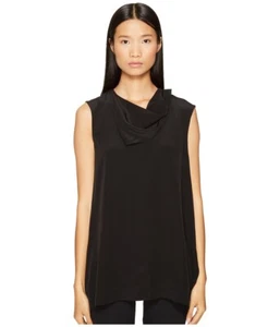 SPORTMAX Nault Flowy Sleeveless Black Top L26845 Size 10 - Picture 1 of 2