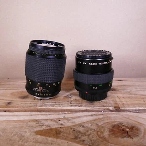 MITAKON MC 135mm f2.8 Auto Lens C/Y Mount w/ 2x Teleplus MC7 - See Description - Picture 1 of 8