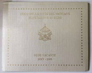 Divisionale monete Vaticano Sede Vacante 2005 FDC fior di conio - Foto 1 di 4