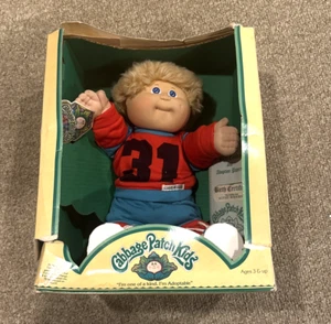 1983 1984 The Offical Cabbage Patch Kid Alexei Roderick Boy Dimple Coleco NIB - Imagen 1 de 12