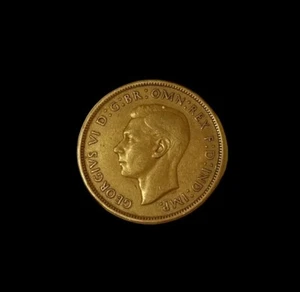 1938 Great Britain UK United Kingdom King George VI Vintage 1 Penny Coin - Picture 1 of 7