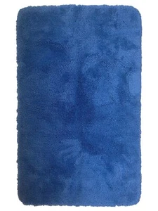 Threshold Bright Navy Blue Plush Performance Bath Rug, Non-Skid Throw Mat 23x37 - Picture 1 of 1