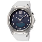 Tissot Women's T0752201704700 T-Touch 39.5Mm Blue Dial Silicone Watch
