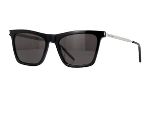Saint Laurent Paris YSL Women Black Sunglasses 511 001 55 18 145 L Classic $370 - Picture 1 of 15