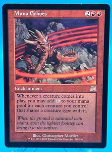 Mana Echoes Onslaught MTG Magic Card Rare Red Enchantment Tribal Mana Ramp LP - Picture 1 of 2