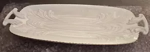 Vintage LENOX Spring Garden Serving Tray/Platter With Handles 24K Gold Trim - Picture 1 of 2