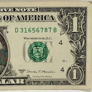 Escalera de 4 dígitos D bloque B funcionamiento elegante número de serie un dólar D31656787B DC 2017A - Imagen 1 de 8