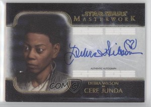 2020 Topps Star Wars Masterwork Canvas 7/25 Debra Wilson Cere Junda as Auto e6p