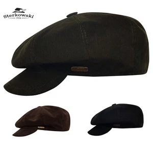 Sterkowski VIGO Corduroy Newsboy Cap Traditional Cabbie Gatsby Paper Baker Boy - Picture 1 of 28