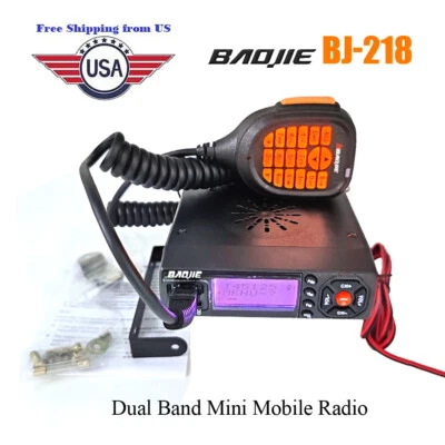Baojie BJ-218 Dual-band 25W Mobile Ham Radio CTCSS Two-way Radio Walkie Talkie  - Image 1 of 4