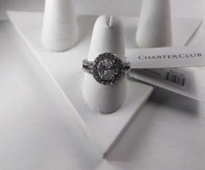 Charter Club Zirkonia Cluster Ring - Neu - Größe 8 - Bild 1 von 1