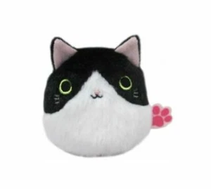 Sanei Neko Dango Blanco y Negro HACHI Gato Beanbag Peluche - Imagen 1 de 4