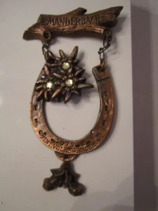 1979 MANDERBACH VOLKSWANDERUNG MEDAL - 5" LONG - LOT A - Picture 1 of 3