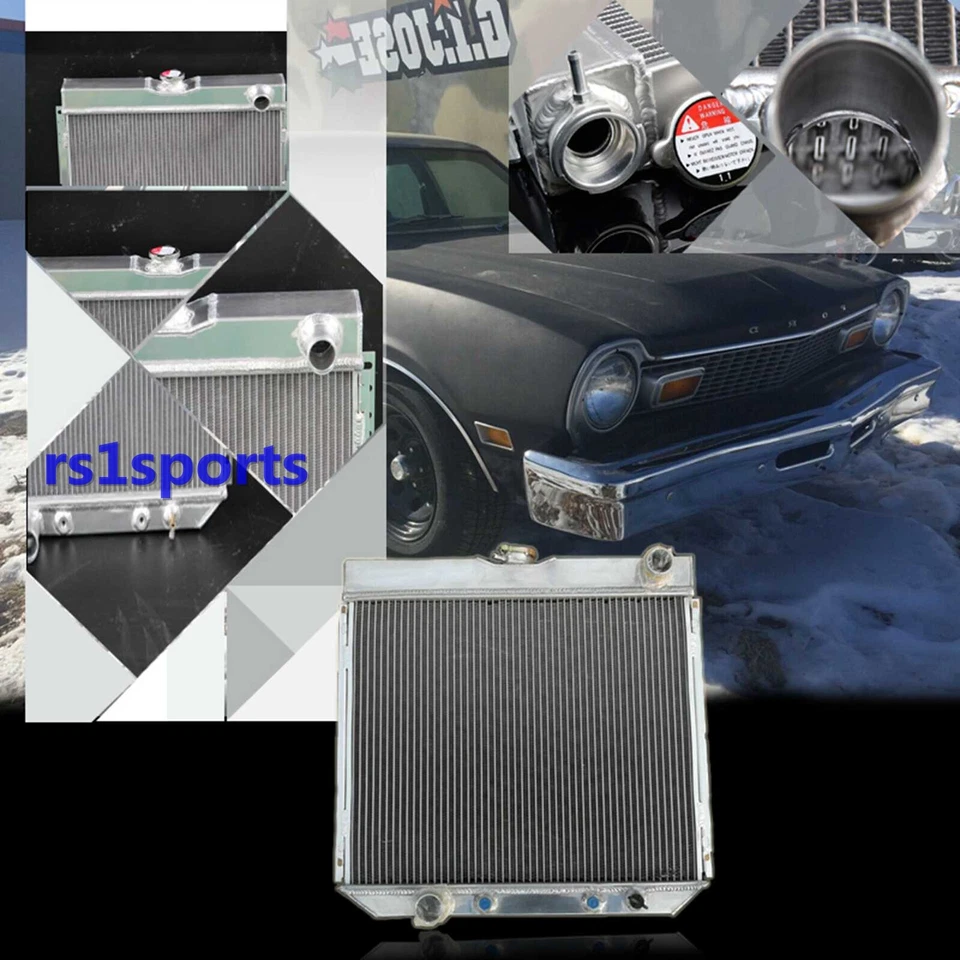 Radiador de aluminio de 3 filas CC339 apto para Ford Maverick (AT) 1970-1977 4,1 L/5,0 L 339 Foto 1 de 4