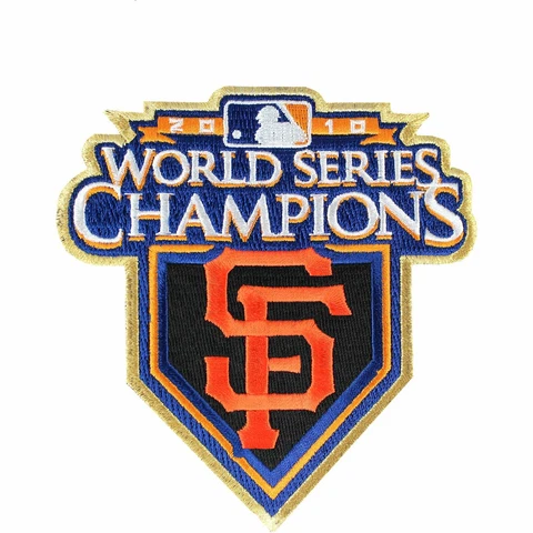 2010 San Francisco Giants MLB World Series Champions Ring Ceremony Jersey Patch Cover