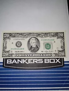 $20 Dollar USA Banknote Series 1993 Circulated Serial Number H43849128B - Picture 1 of 3