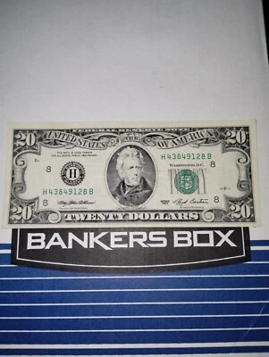 $20 Dollar USA Banknote Series 1993 Circulated Serial Number H43849128B - Image 1 of 3