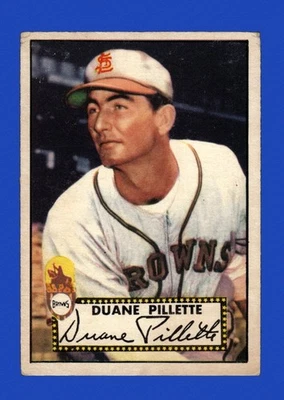 1952 Topps Set-Break # 82 Duane Pillette VG-VGEX (crease) *GMCARDS* - Image 1 of 2
