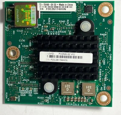 Cisco PVDM4-32 32 Channel High Density Voice DSP Module HSS 73-15448-04 New OB - Image 1 of 4
