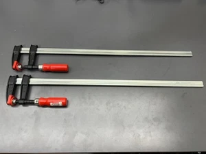 JUEGO DE 2 ABRAZADERAS DE BARRA DE 24" VINTAGE NOS BESSEY TGJ2.524 - SIN USAR - HECHAS EN ALEMANIA - Imagen 1 de 4
