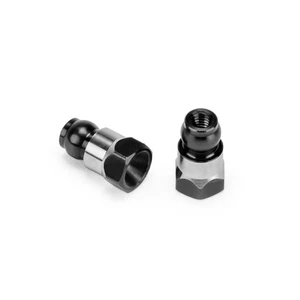 JConcepts RC10B7/B7D 10mm Fin Titanium Rear Stand Off (Black) (2pcs) - JCO5160-2 - Picture 1 of 1