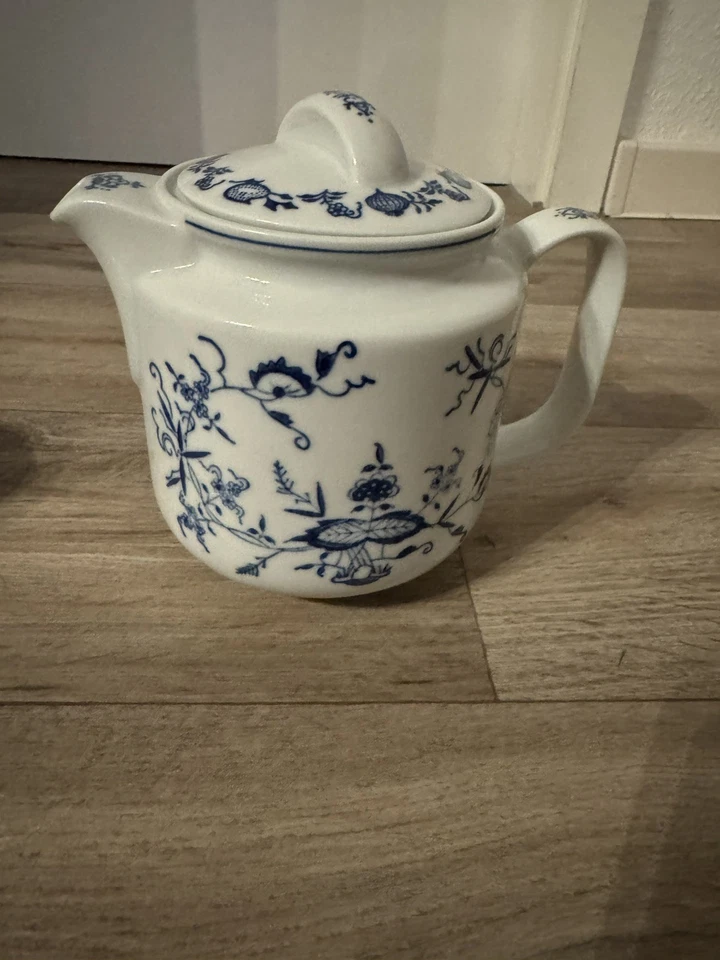 Original Karlsbader Zwiebelmuster-Kleine Kaffeekanne - Bild 1 von 1