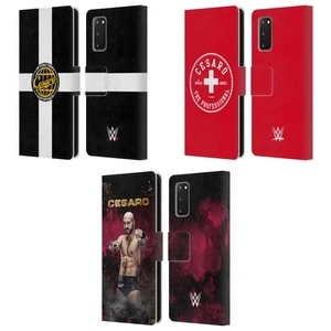 OFFICIAL WWE CESARO LEATHER BOOK WALLET CASE COVER FOR SAMSUNG PHONES 1 - Picture 1 of 9