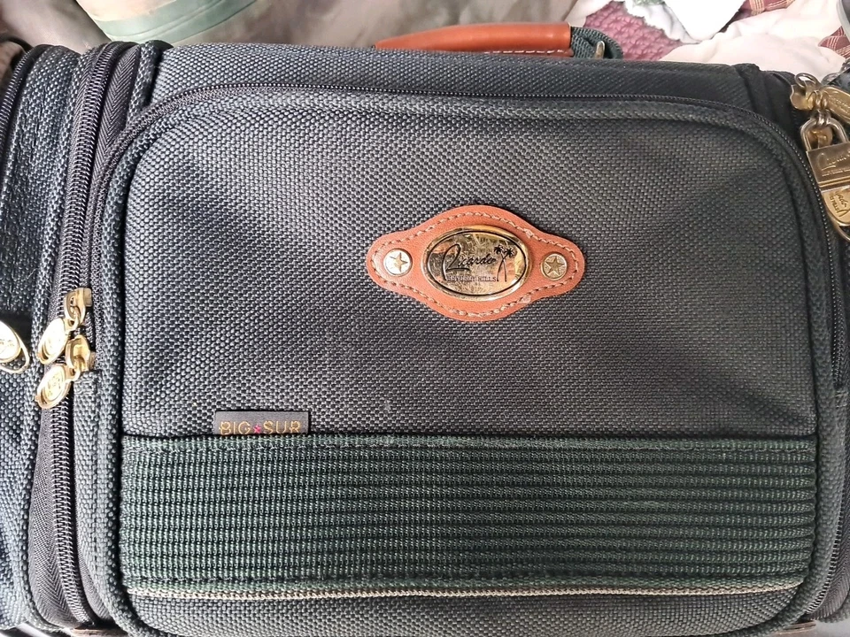 RICARDO BEVERLY HILLS SANTA CRUZ BOLSA DE MANO #4314 13x9x7 bolsillos extremos espejo Foto 1 de 3