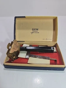 Vintage Gem Junior Safety Razor In Box Pat 1912 The Parade - Picture 1 of 7