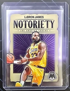 2023-24 Panini Mosaic LeBron James Notoriety Insert Los Angeles Lakers #3 - Picture 1 of 2