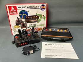 AtGames Atari Flashback 9 Retro Gaming Console with 110 Built-In Games NICE COND