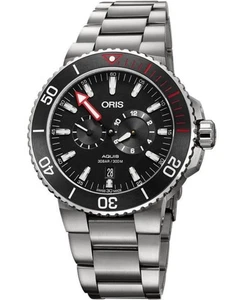 Nuevo Reloj Hombre Oris Aquis Regulateur Der Meistertaucher 01 749 7734 7154 Set - Imagen 1 de 3