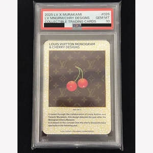 PSA 10 Louis Vuitton Takashi Murakami Louis Vuitton Monogram & Cherry Design 026 - Bild 1 von 1
