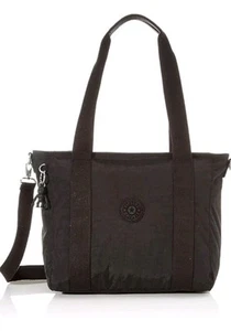 CLEARANCE Kipling Asseni S Black Shopper Tote Shoulder Across Body Bag RRP£83 - Picture 1 of 6