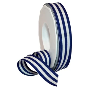 Morex Ribbon Striped Polyester Grosgrain Ribbon, Party Decorations, Gift - Picture 1 of 4