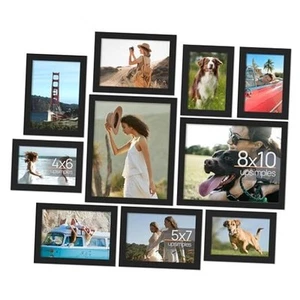 upsimples 10 Pack Picture Frames Collage Wall Decor for Mounting or Black - Picture 1 of 7
