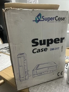 super Case DM-317 Desktop Black/Silver USB AUDIO Glossy Finished - Picture 1 of 10